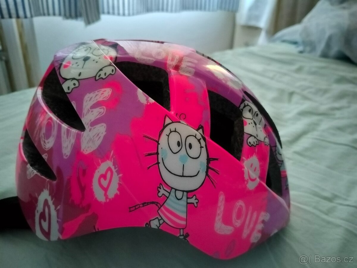 Cyklistická přilba Etape Kity růžová - 2