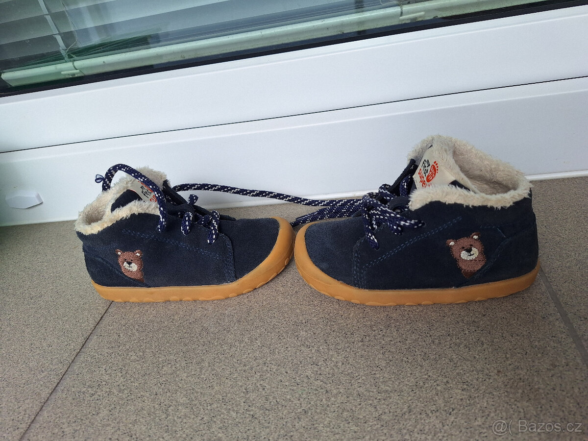 Dětské barefoot první botky 22 - podzimní/jarní - SUPERFIT - 2