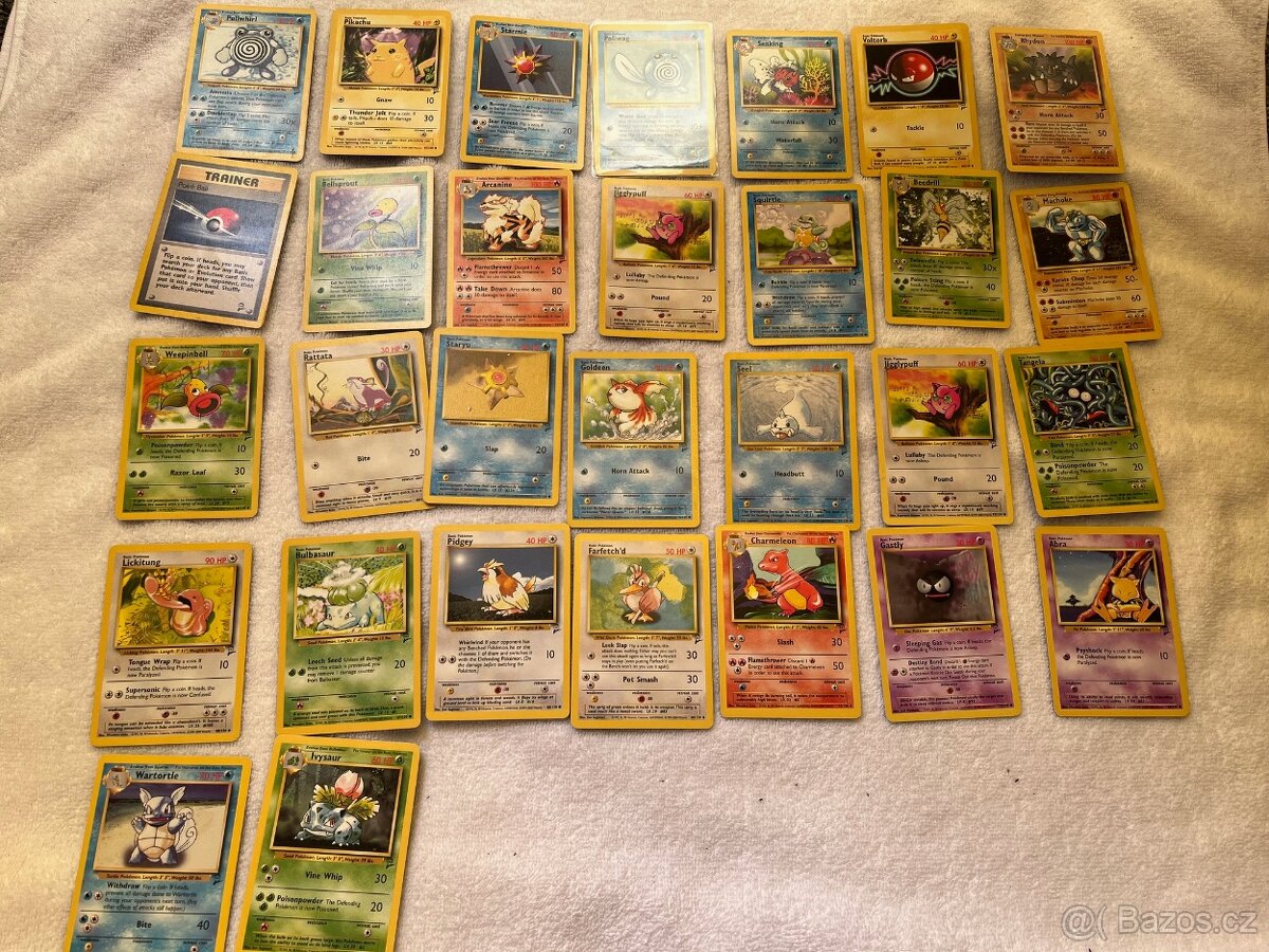 POKEMON BASE SET 2 KARTIČKY 1999 ROK - 2
