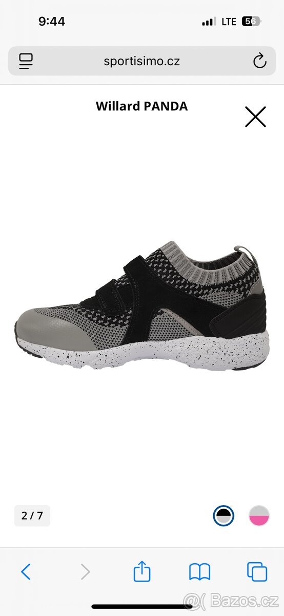 Dětská volnočasová obuv Willard PANDA, vel.27 - 2