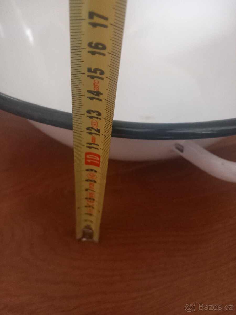 Velká smaltovana misa, made in Czechoslovakia - 2