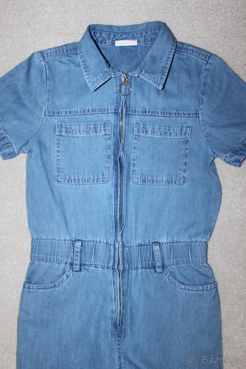 Džínový overal / kombinéza Coccodrillo vel. 128 - 2
