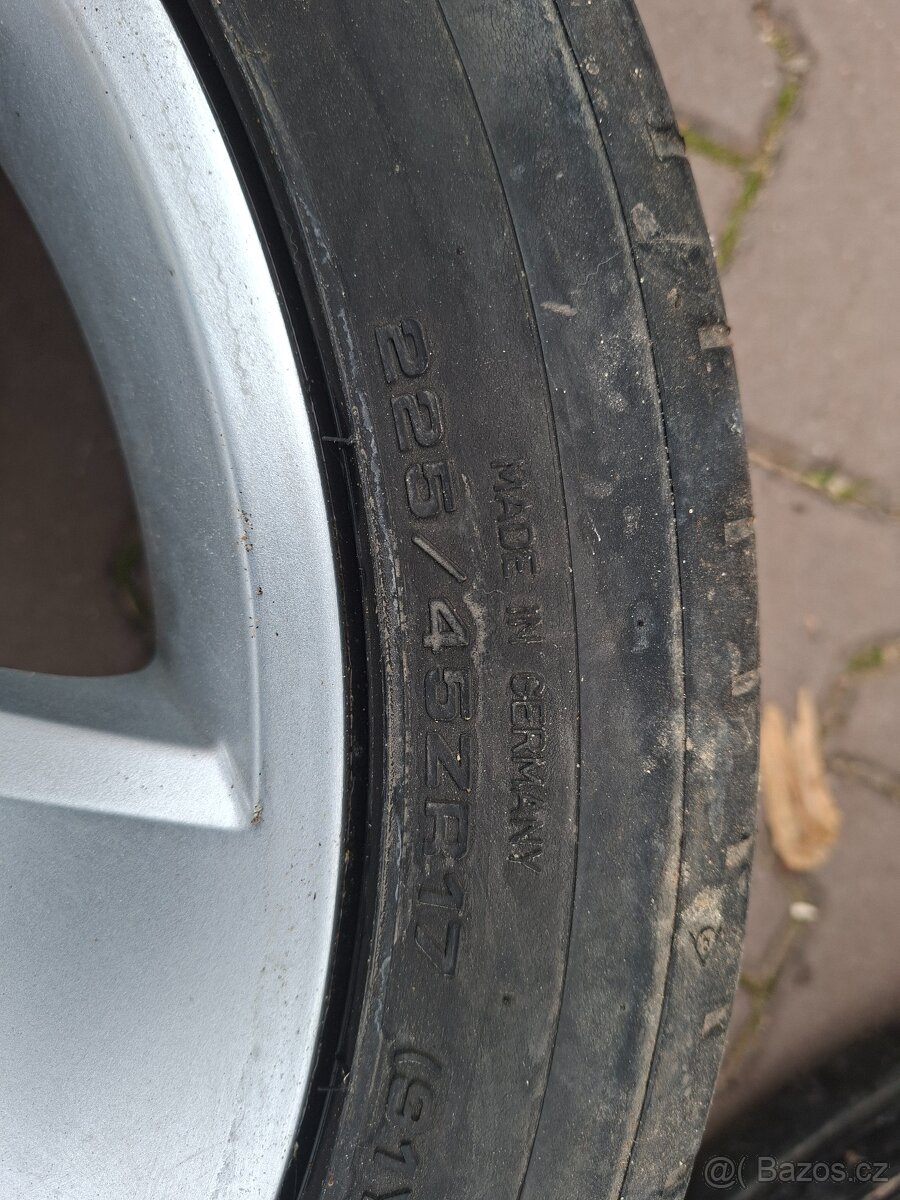 Alu disky 7Jx17H2 ET37 + pneu - 2