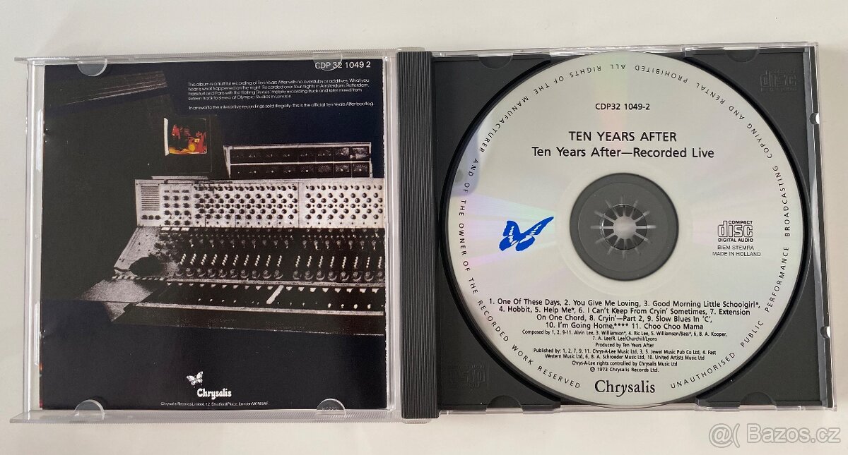 CD Ten Years After - Recorded Live - 2