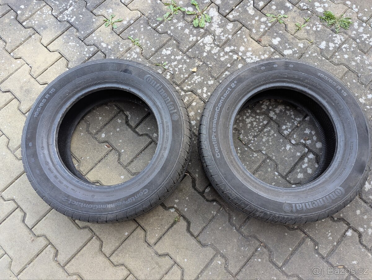 2 pneumatiky Continental 195/65 R 15 - 2