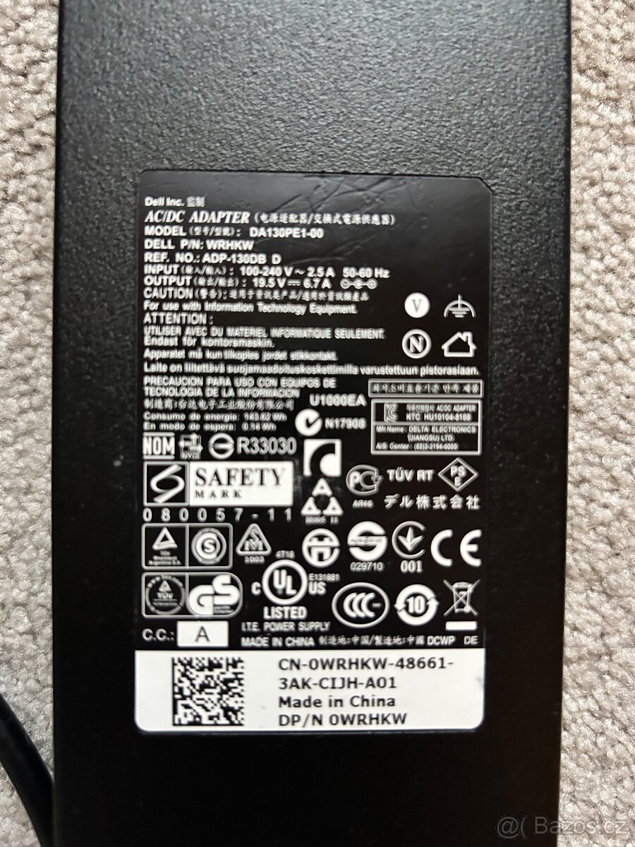 Originální Dell 130W adaptér - 2