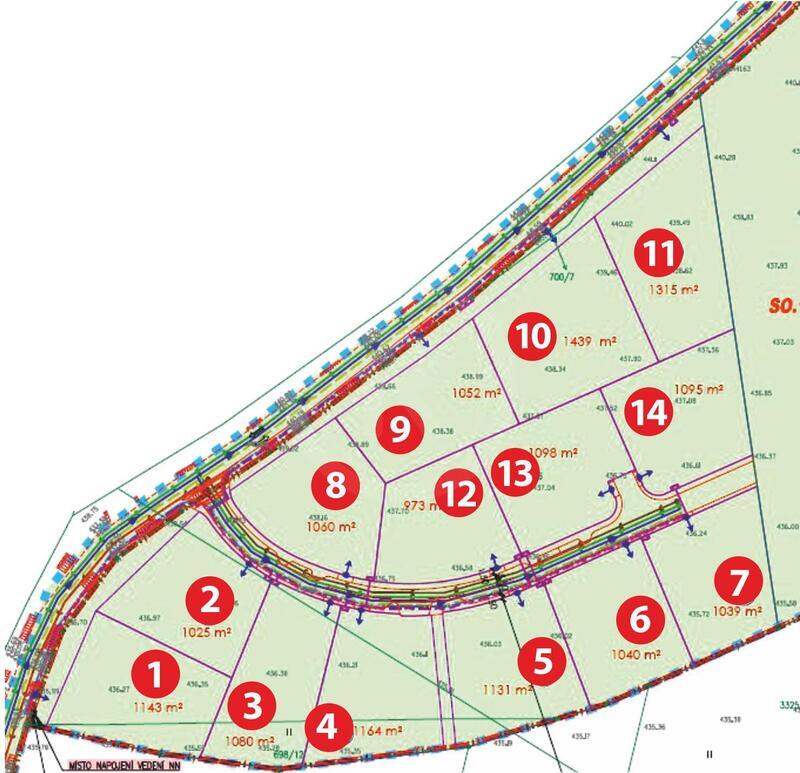PRODEJ STAVEBNÍ PARCELY 1.081 M2, LIPÍ U ČESKÝCH BUDĚJOVIC - 2