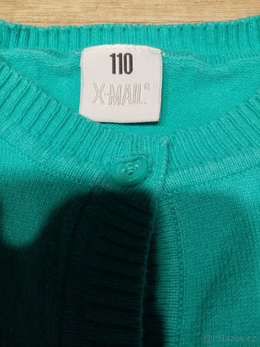 2x svetr na knoflíky vel. 110/116 - 2