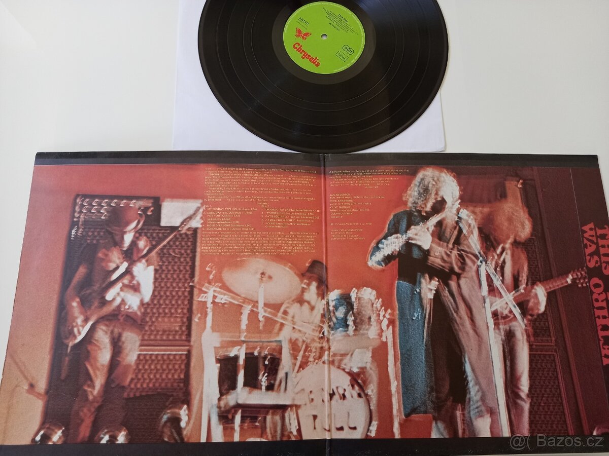JETHRO TULL „This Was “ „ /Chrysalis 1973/rozkl. obal ,skve - 2