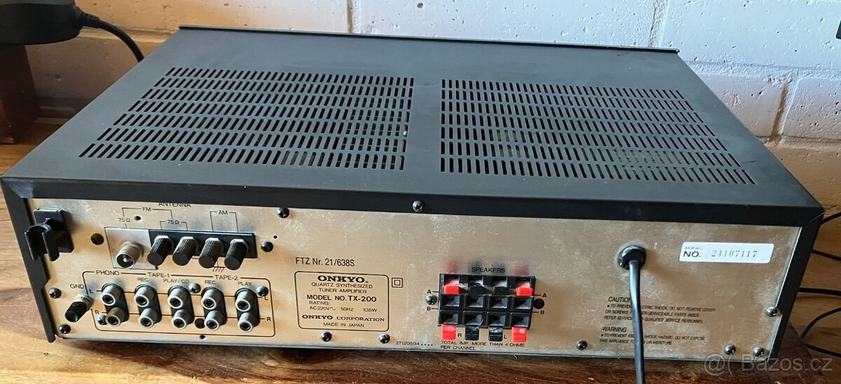 VINTAGE RECEIVER ONKYO TX-200 (1984) 2x50W - 2