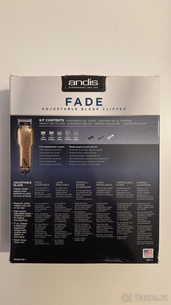 Andis Fade Stříhací strojek - 2