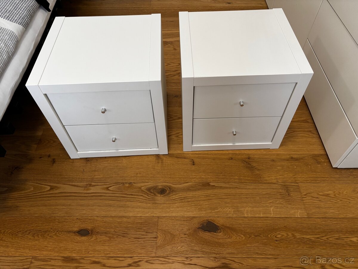 Noční stolky s šuplíky IKEA KALLAX 1x1 - 2