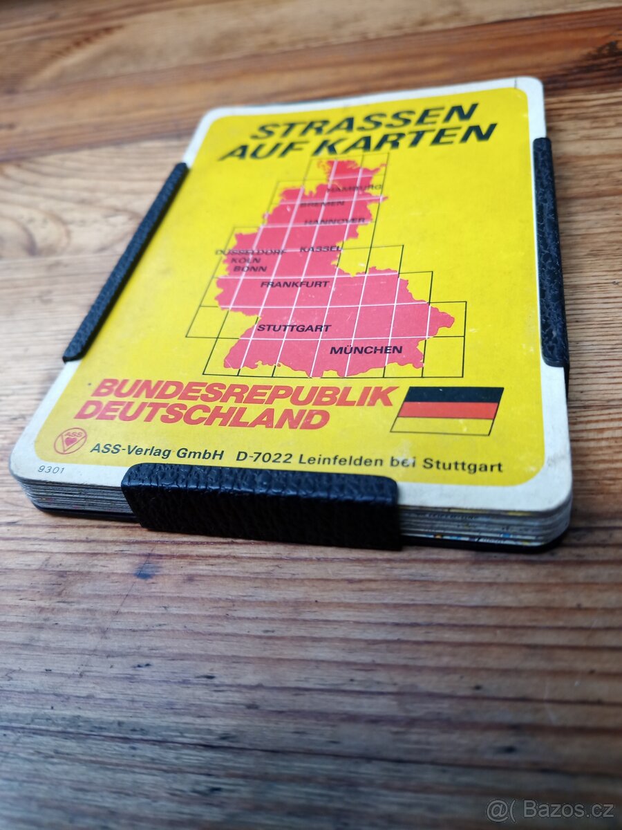 Historická mapa NSR CoPilot Strassen auf karten 1972-73 - 2