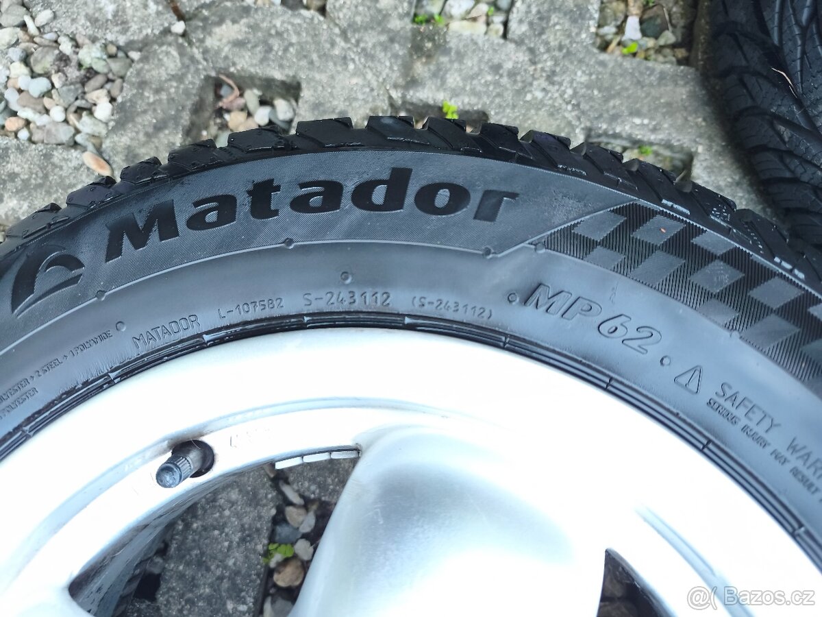 Celoroční pneu 165/70 R13 i s ALU Ronal Votex - 2