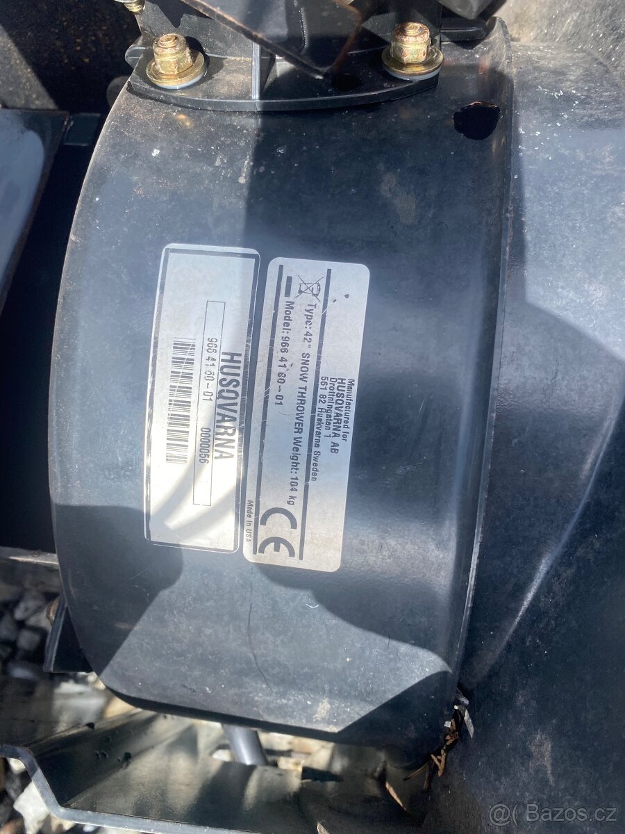 Husqvarna rider fréza - 2