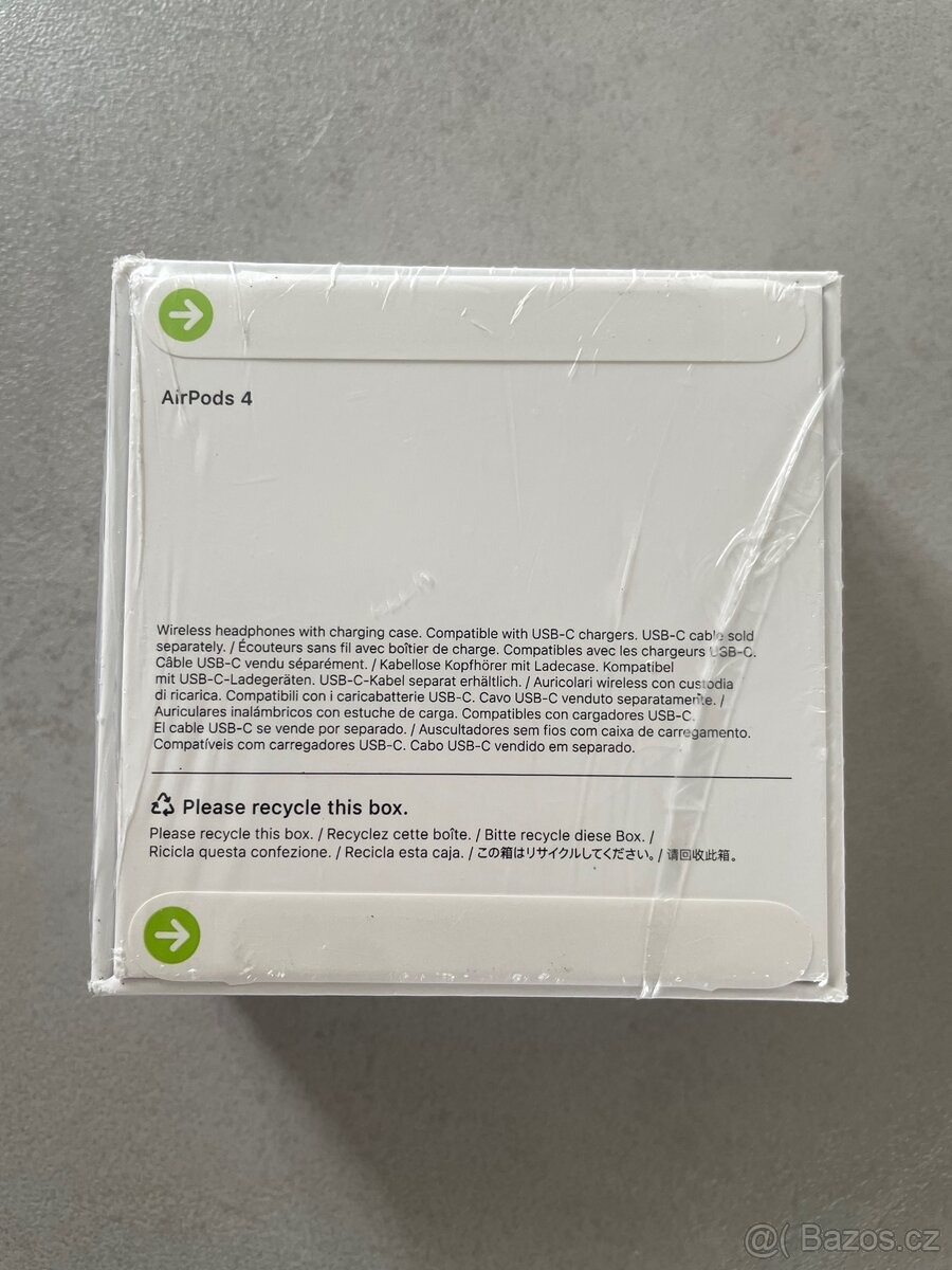 Nová, nerozbalená sluchátka Apple AirPods 4 - 2