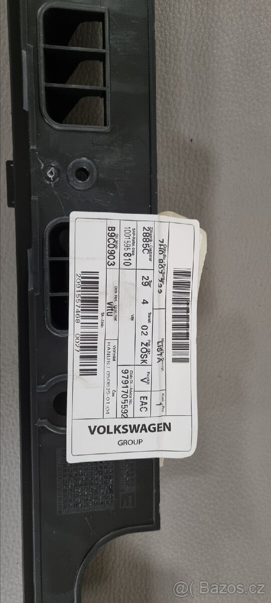 Lišta upevňovací - VW Multivan (2013) 7H0807723 - 2