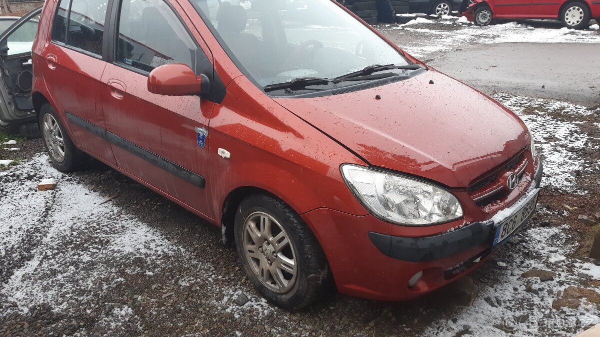 Hyundai Getz 1,4i 16V 2006 71kW - pouze dily - 2
