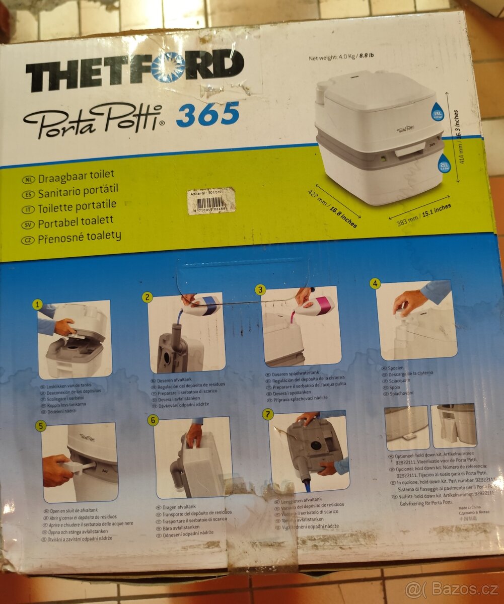 WC thetford Porta Potti Qube 365 - 2