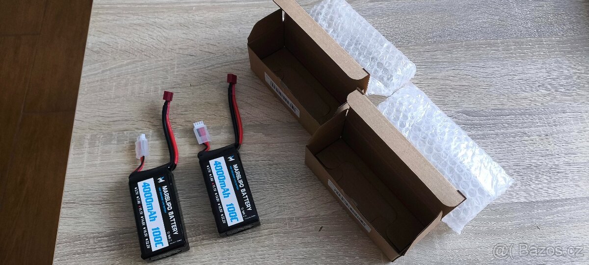 2x LiPo 3S 4000 mAh 100C Marslipo - 2