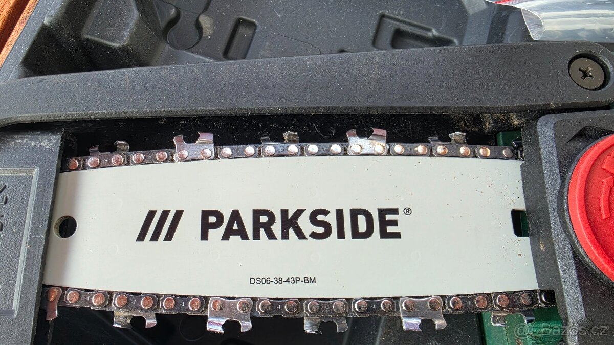 Parkside aku řetězová pila 20V - 2