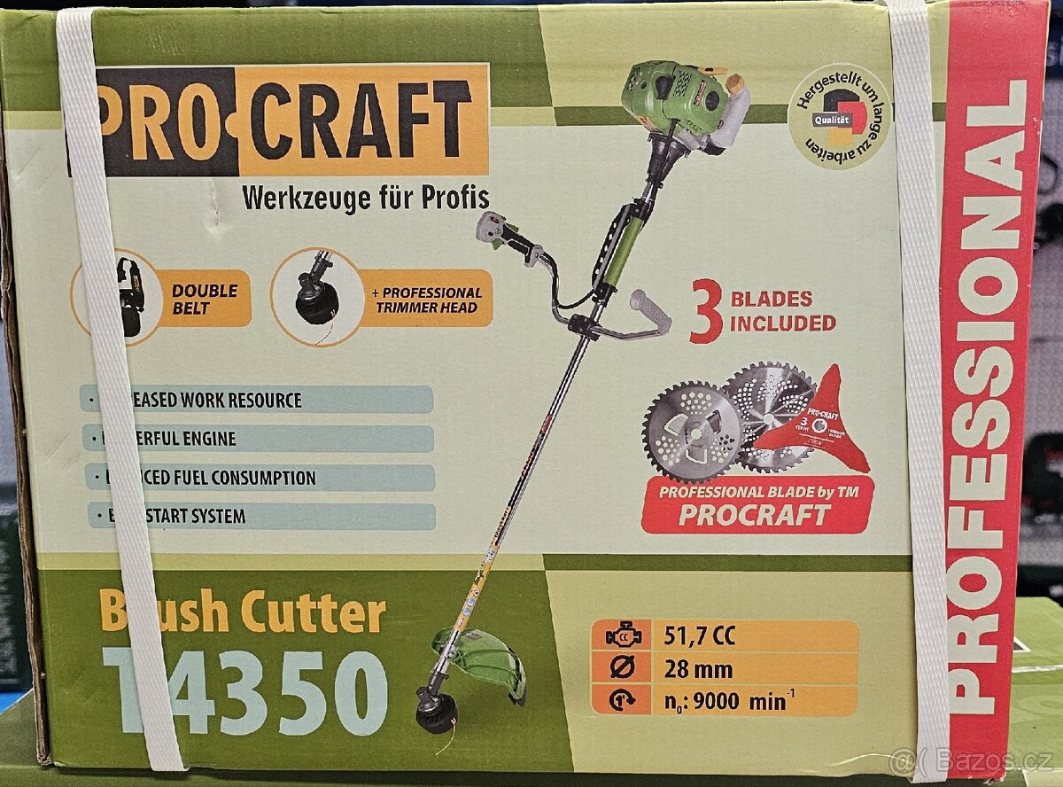 Benzínový křovinořez T4350 Procraft - 2