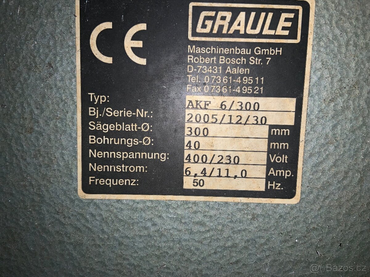 Freza Graule AKF 6/300 - 2