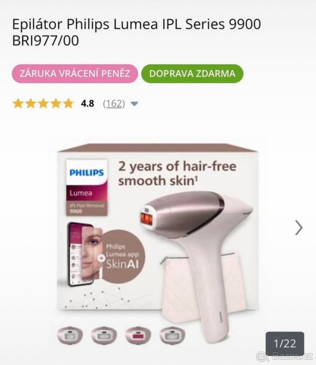 Epilátor Philips Lumea IPL 9900 - 2