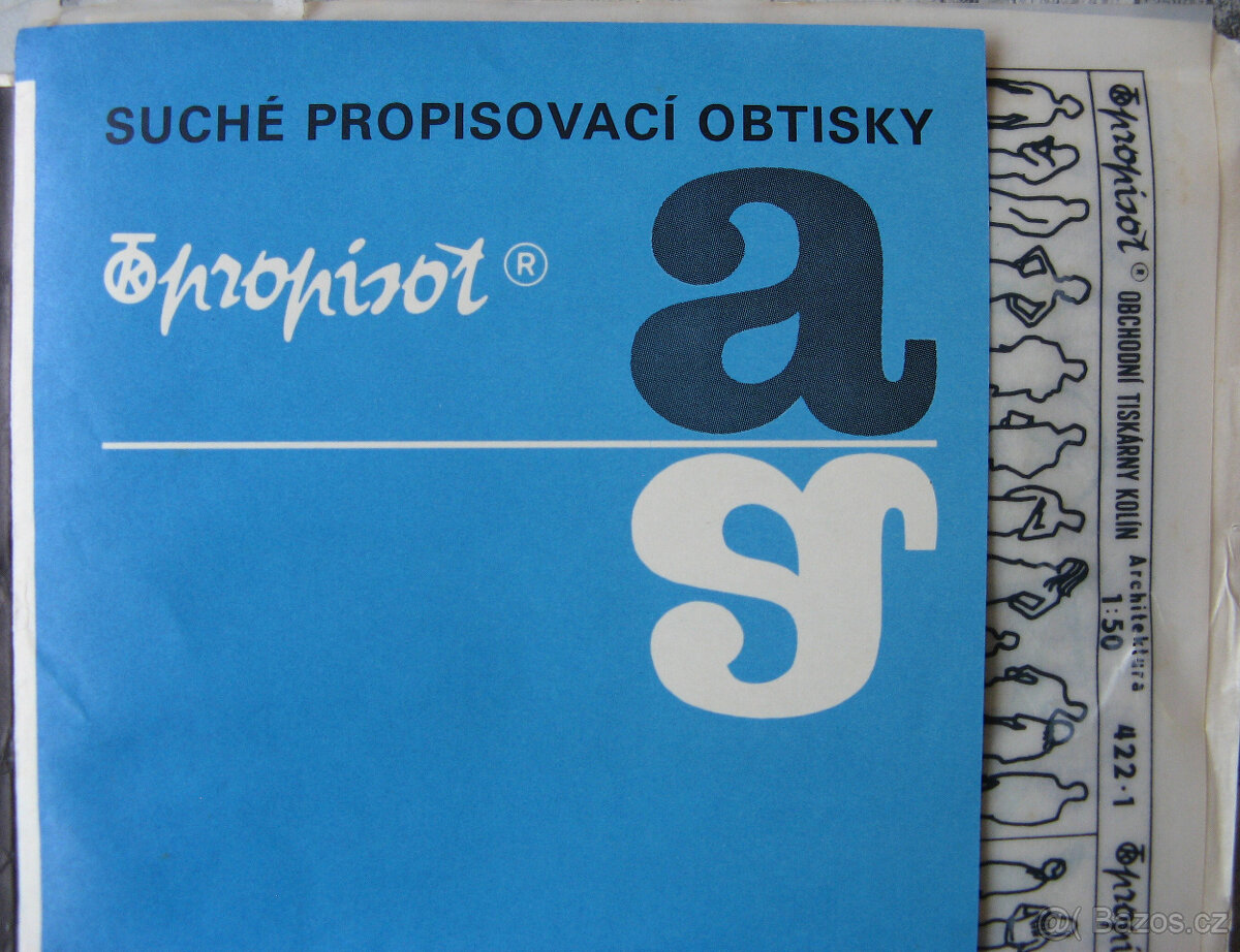 Propisot (suché propisovací obtisky) z 80.let - 2