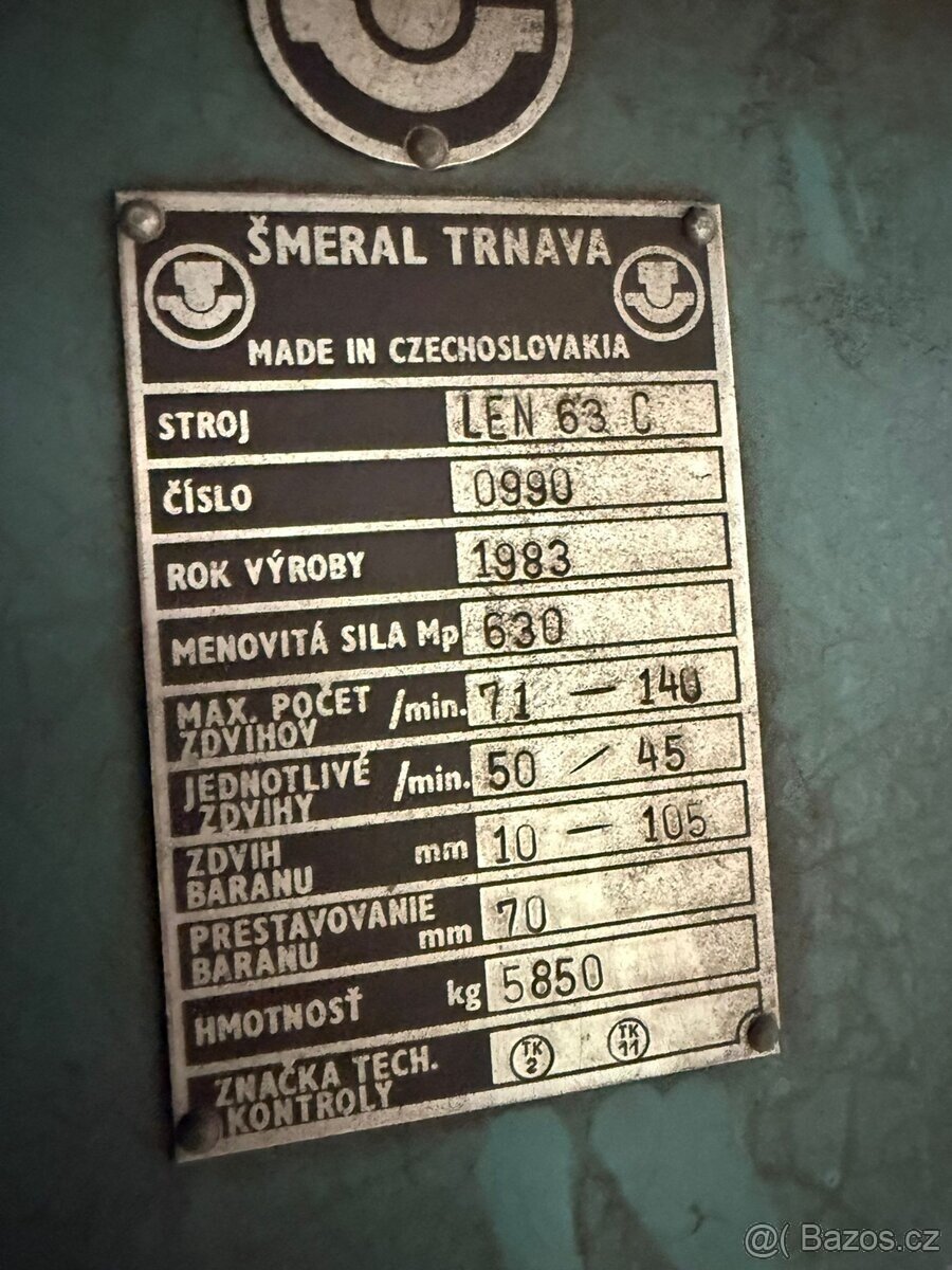 Lis výstředníkový LEN 63C - 2