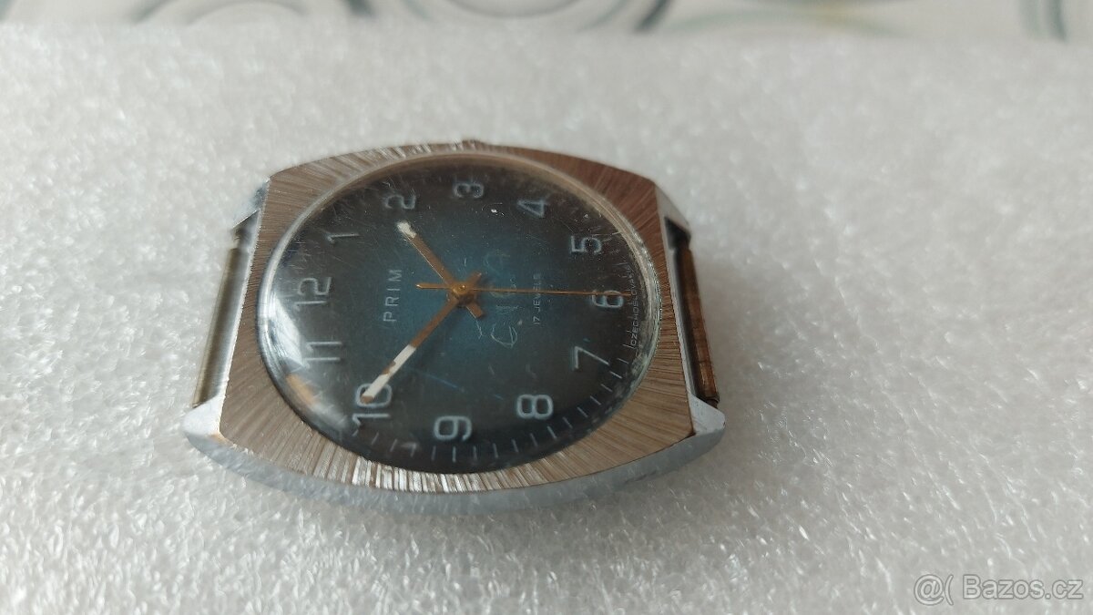 pánské hodinky Prim 66, modrý ciferník, - 2