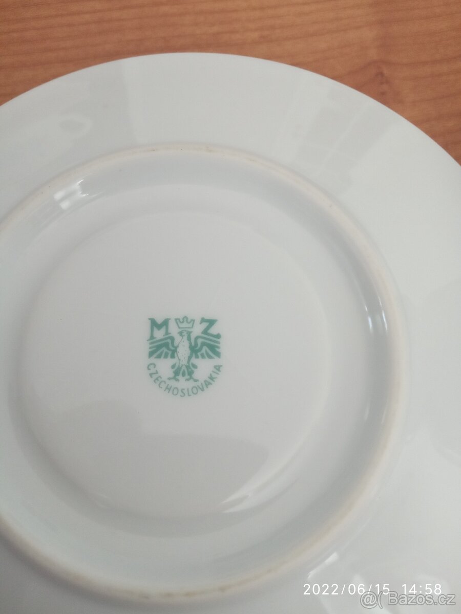 2ks hrnečků s podšálky - 2