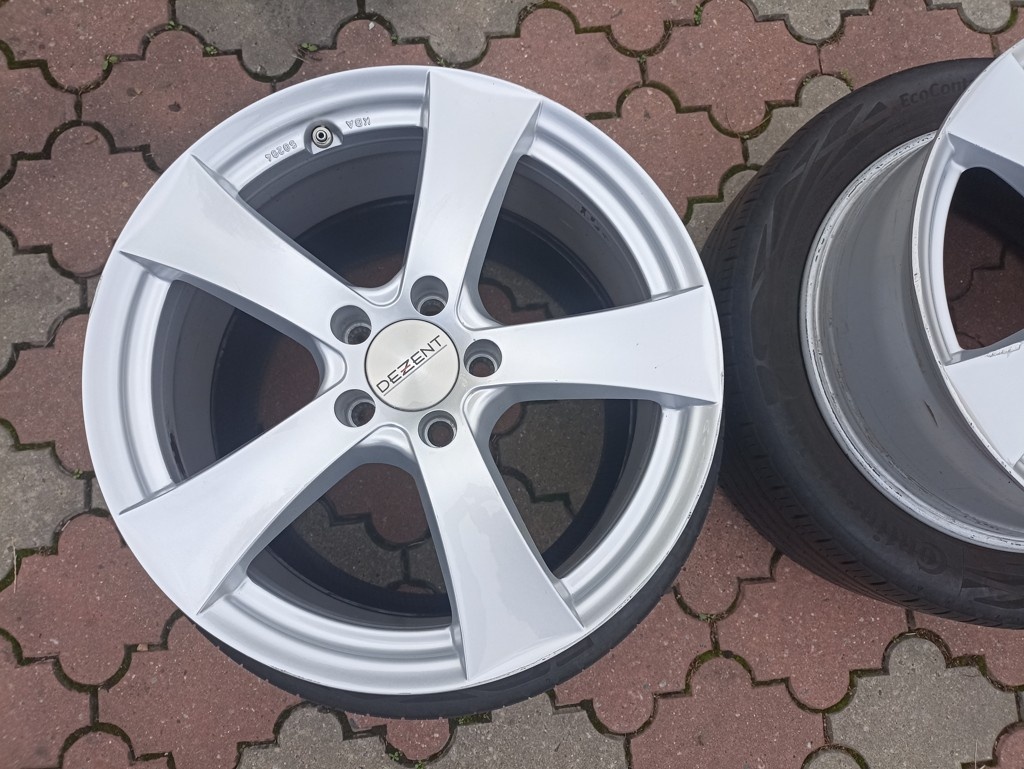 Alu kola 8x18, ET43, 5x112, s pneu 245/45 R18 96W. - 2
