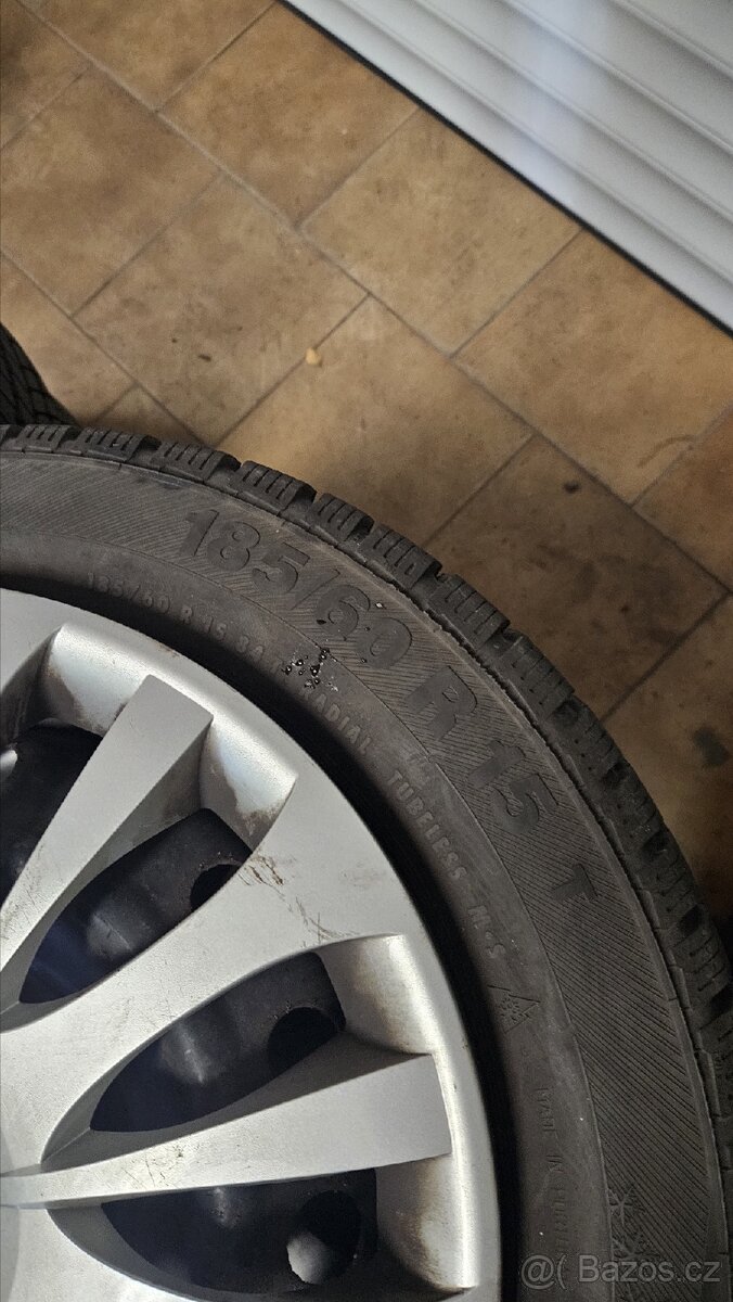 Plechové disky 4x100 R15 ET 45 TOYOTA - 2