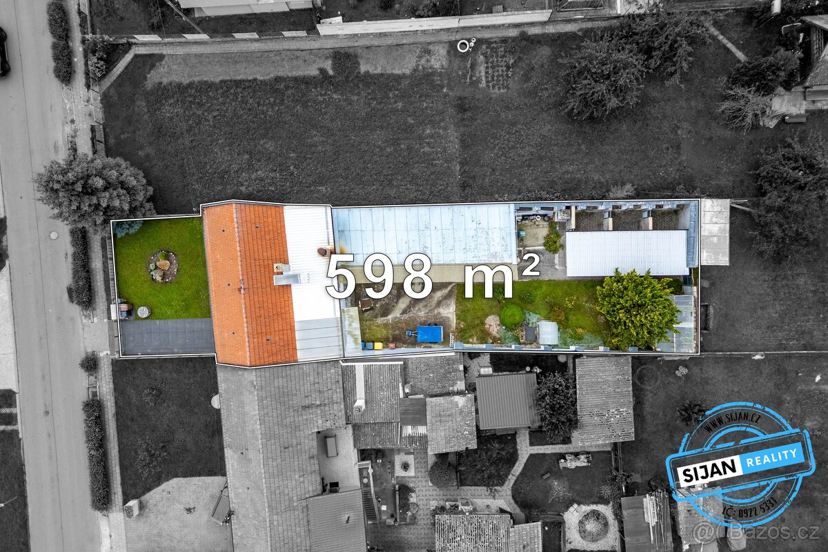 Prodej rodinného domu v obci Skalka, pozemek 598 m2 - 2