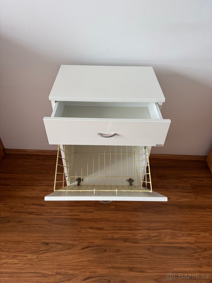 Koupelnová skřínka Keramia s košem na prádlo - 2