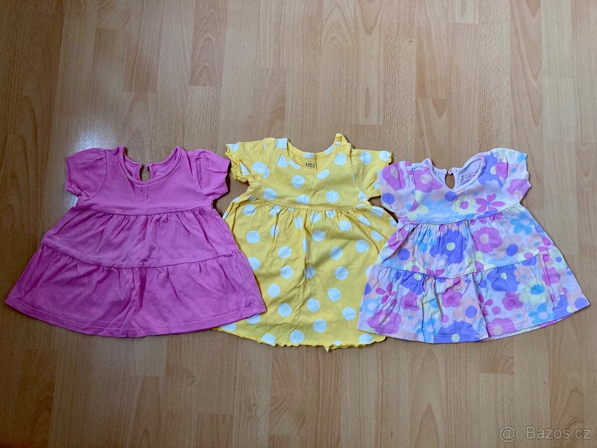 Balík 20 ks oblečení pro holčičku vel. 74 a 80 - 2