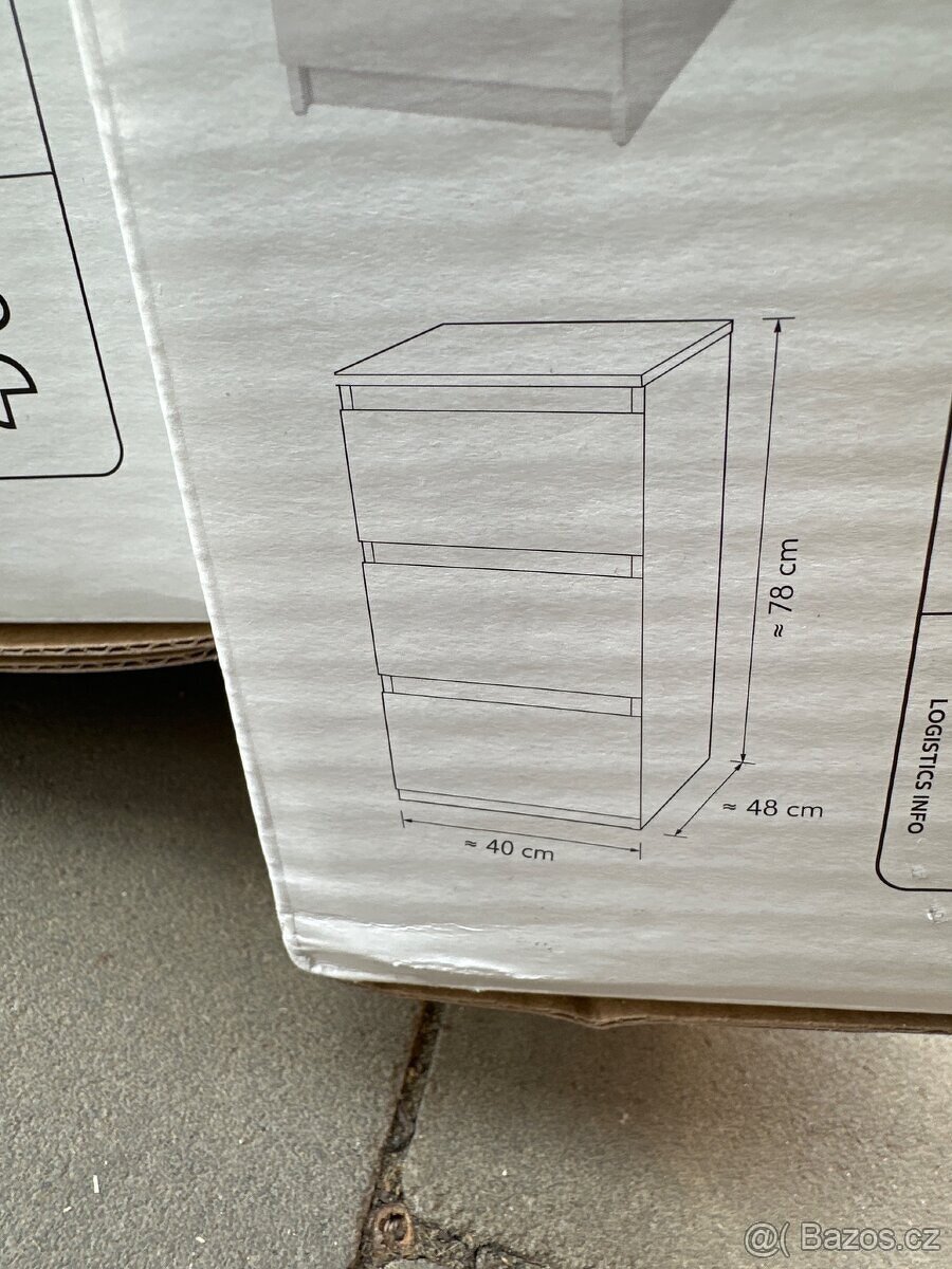 Komoda 40x78x48cm nová - 2