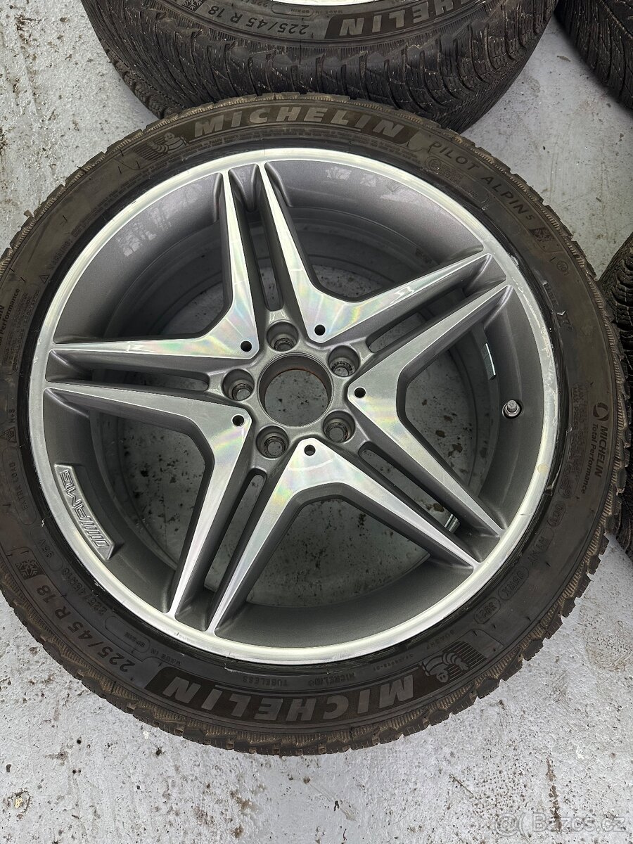 Prodám Alu kola 5x112 7,5Jx18 ET 42,5 originál mercedes Amg. - 2