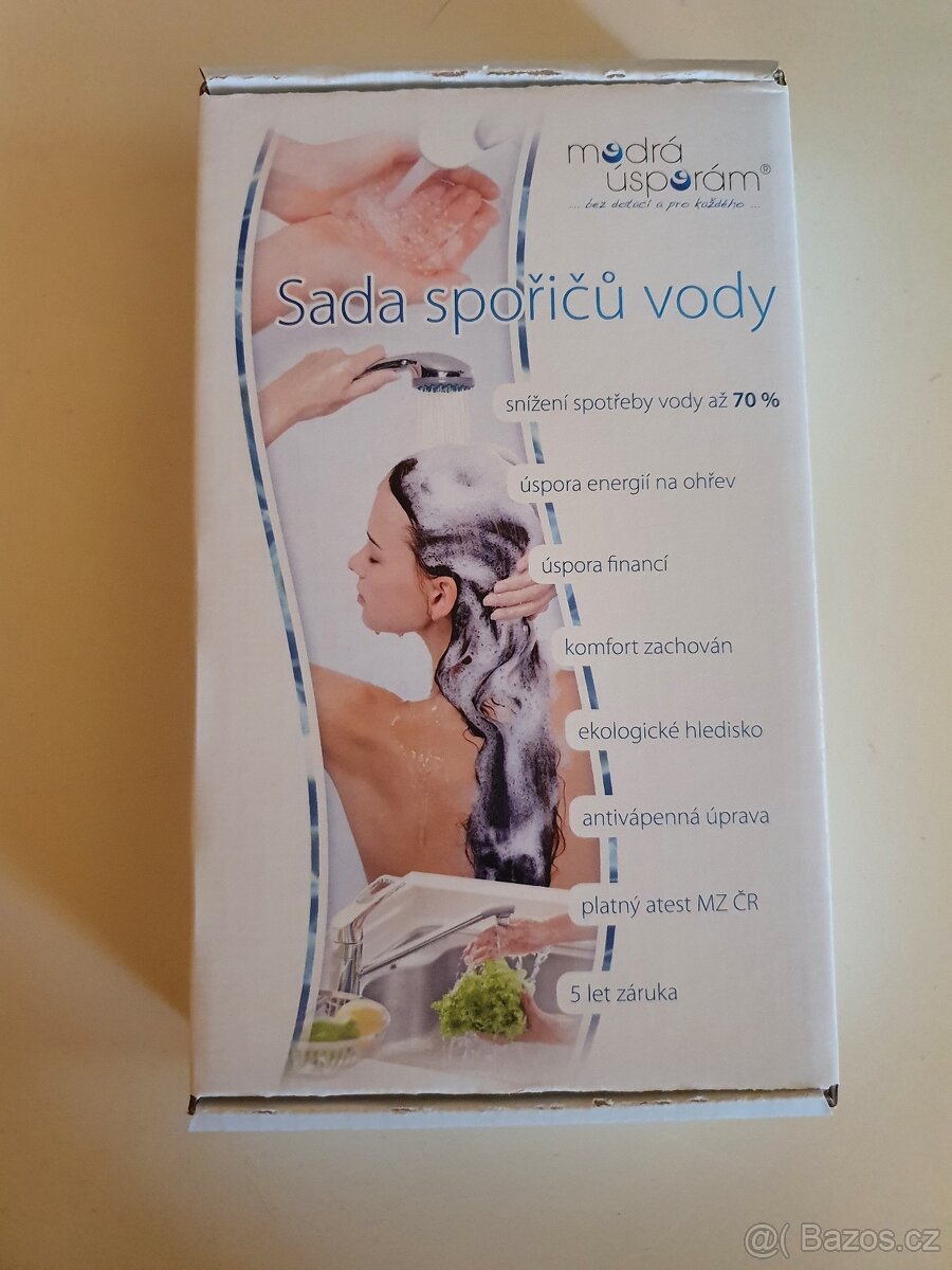 Sada spořičů vody - perlátory, sprchové spořiče a další - 2