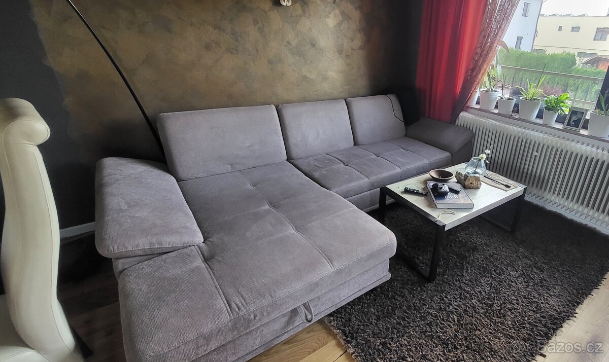 Rozkladaci sedaci souprava levy roh - 2