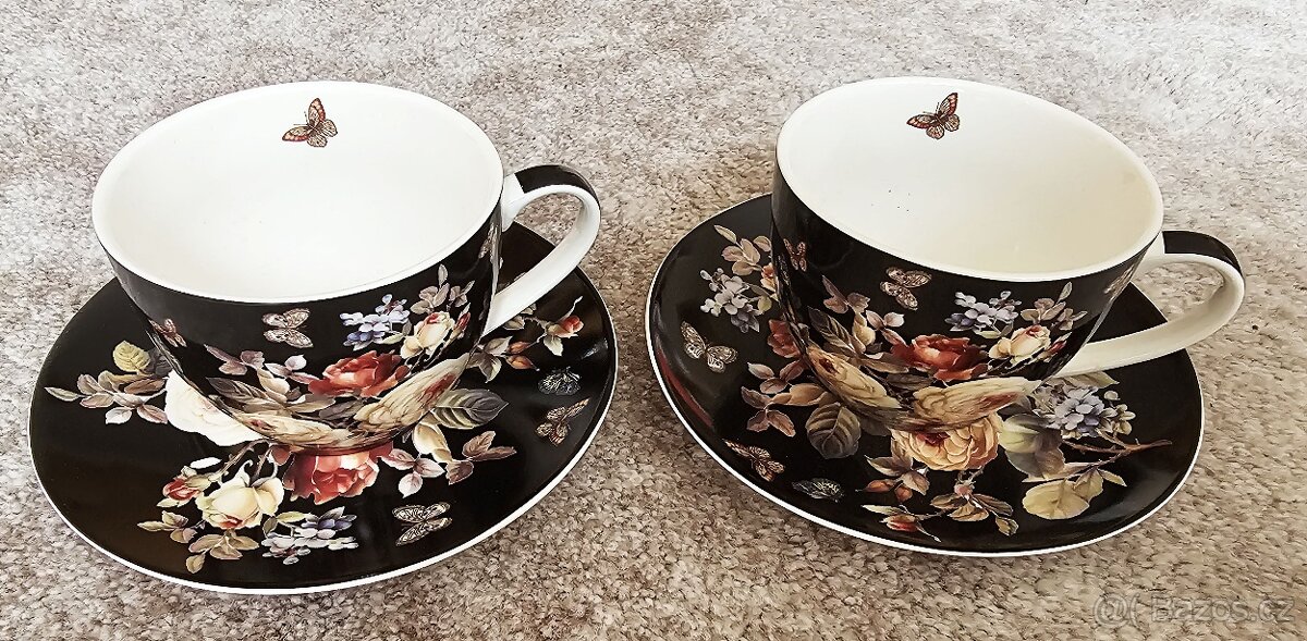 Dárková sada 2 šálků s podšálky - 2