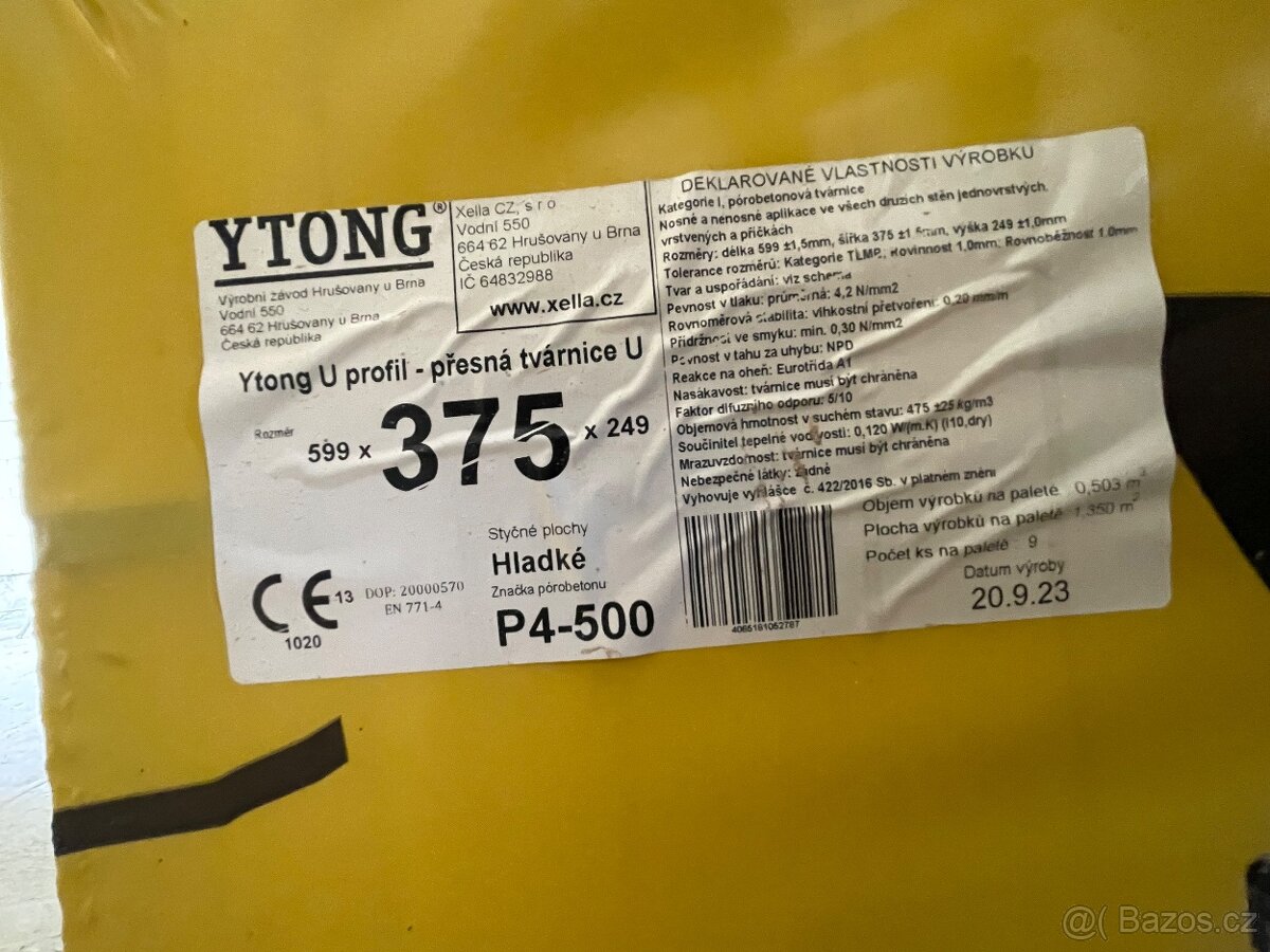 Ytong U profil 375 - 2