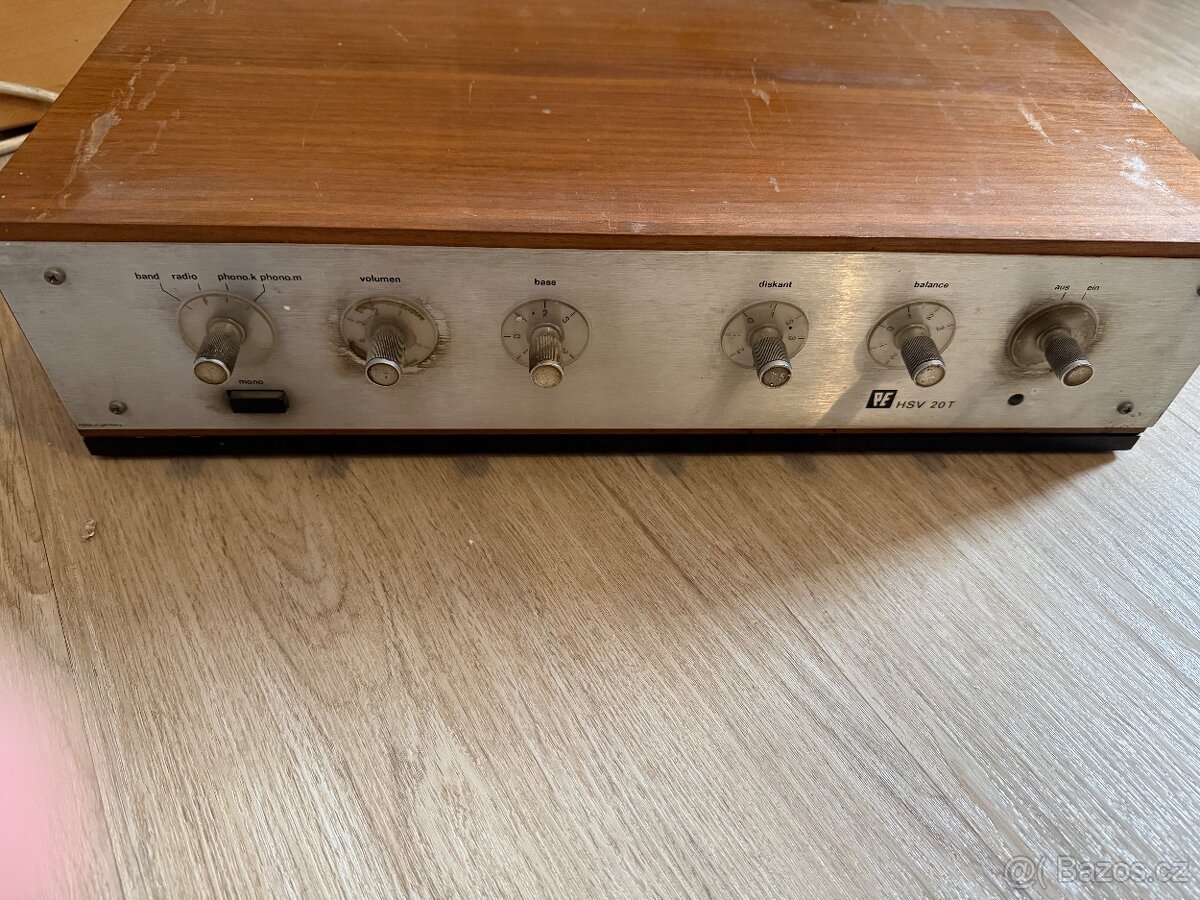 Retro zesilovač Perpetuum Ebner HSV 20 T - 2