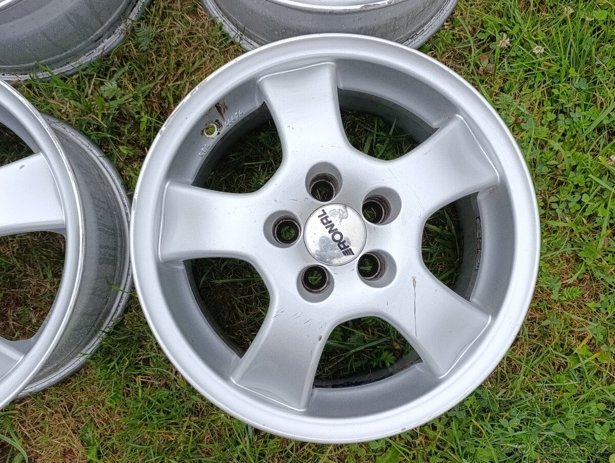 Prodám sadu ALU disků Ronal R15 4x100 - 2