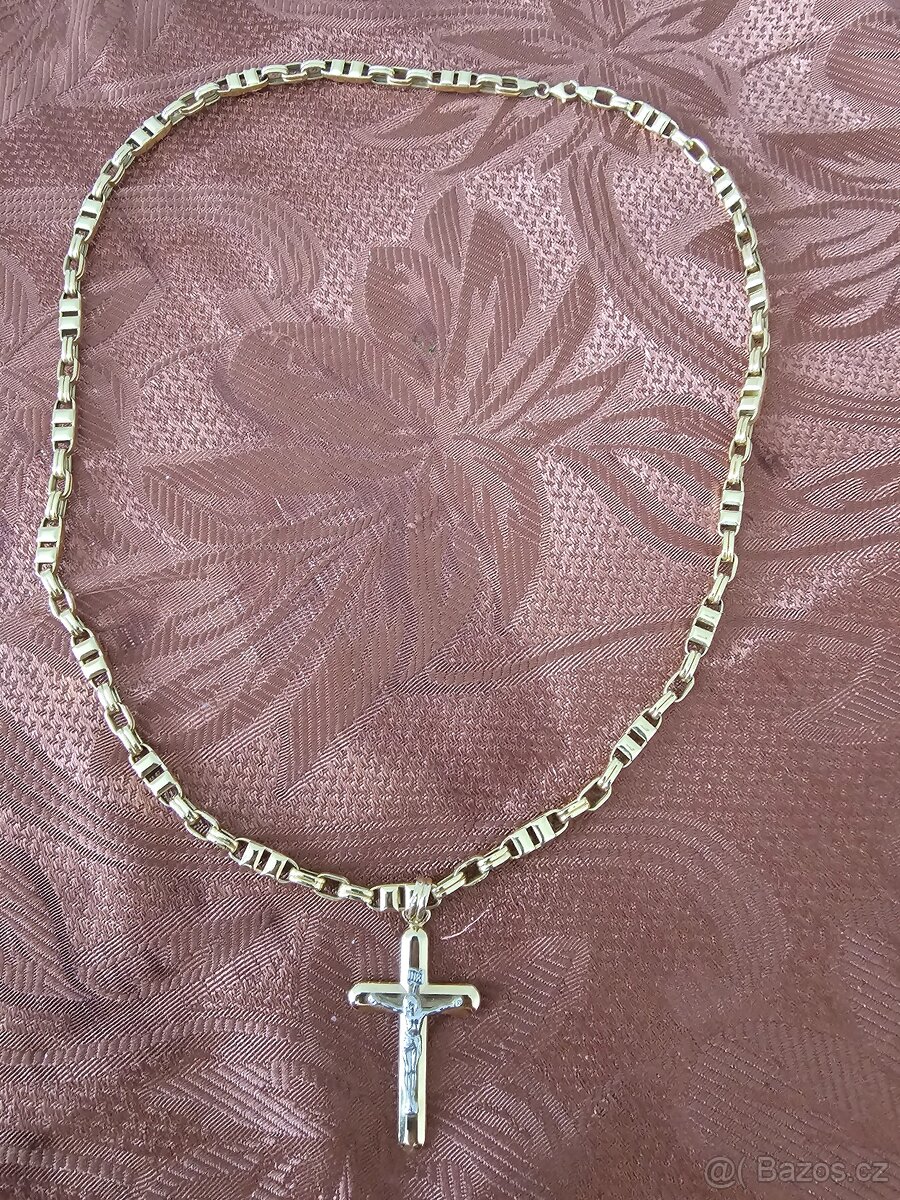 Řetízek zlatý 585 - 2