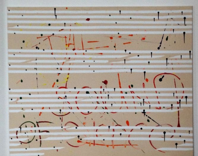 riginální olejomalba od Dušana Křivského: "The Sound Of" - 2