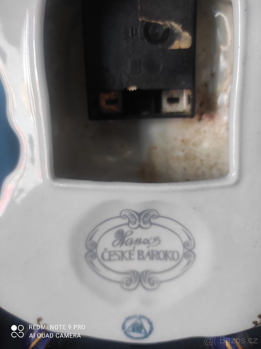 Porcelánové hodiny 2 ks - 2