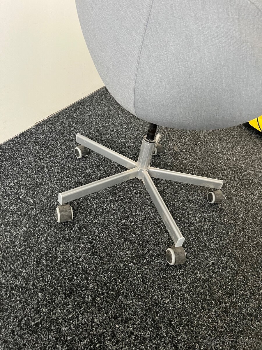 Otočná židle, šedá - 2