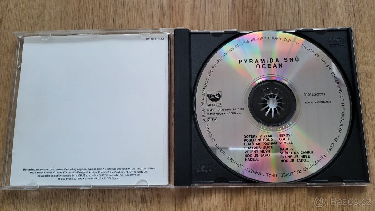 Prodám CD Oceán Pyramida Snů : Rarita, reedice z 1993 - 2